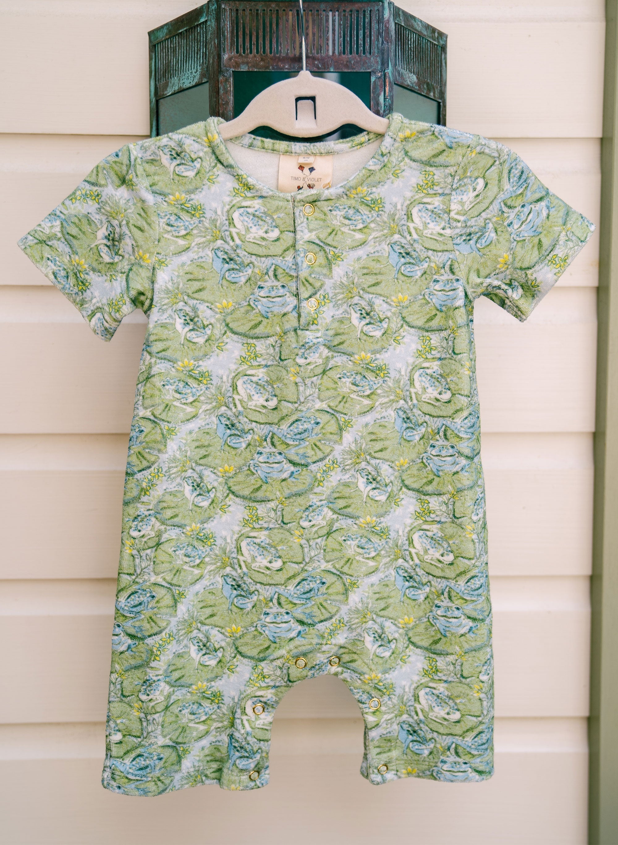 Walker Terry Romper in Hoppy Place