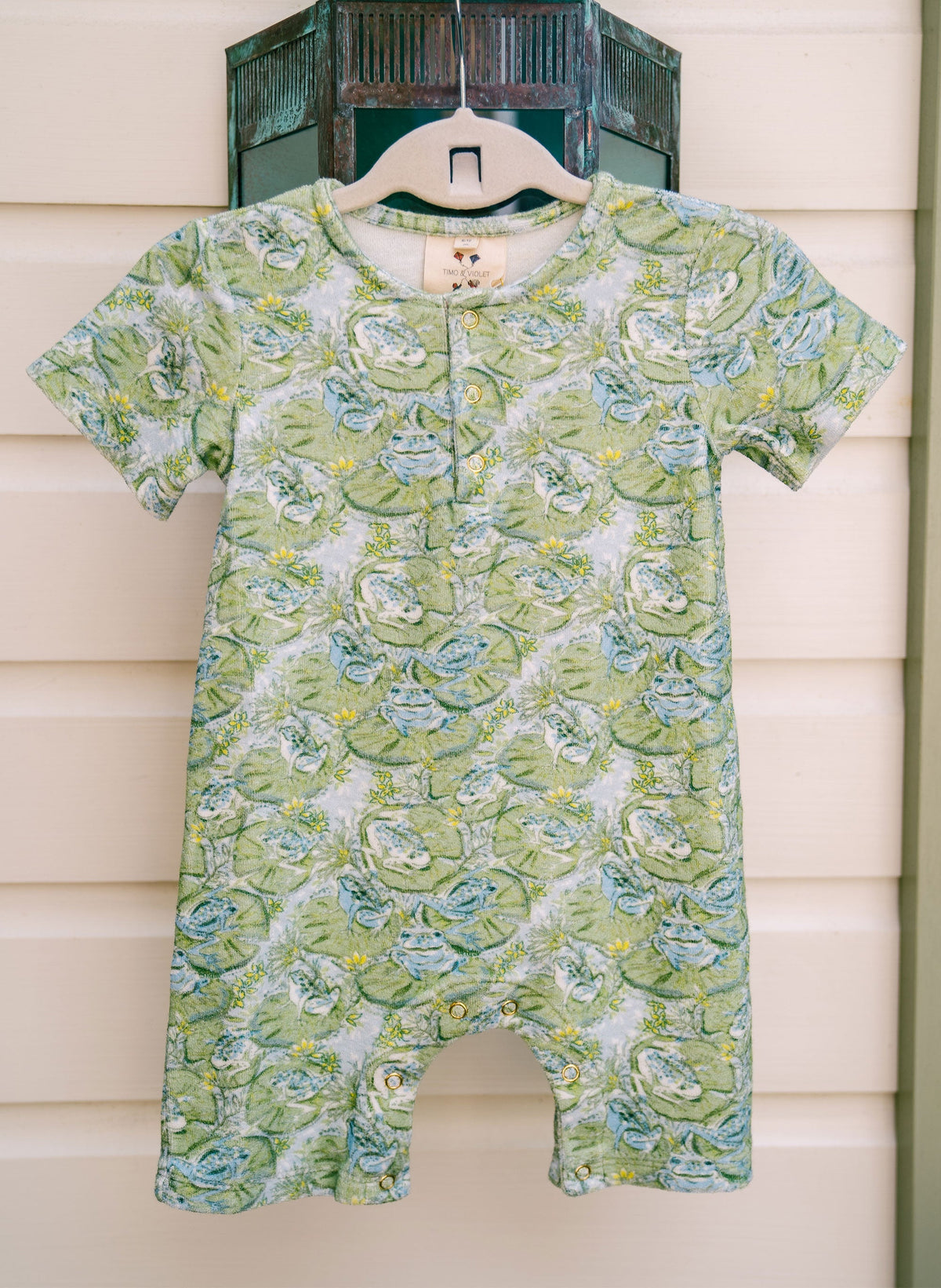 Walker Terry Romper in Hoppy Place