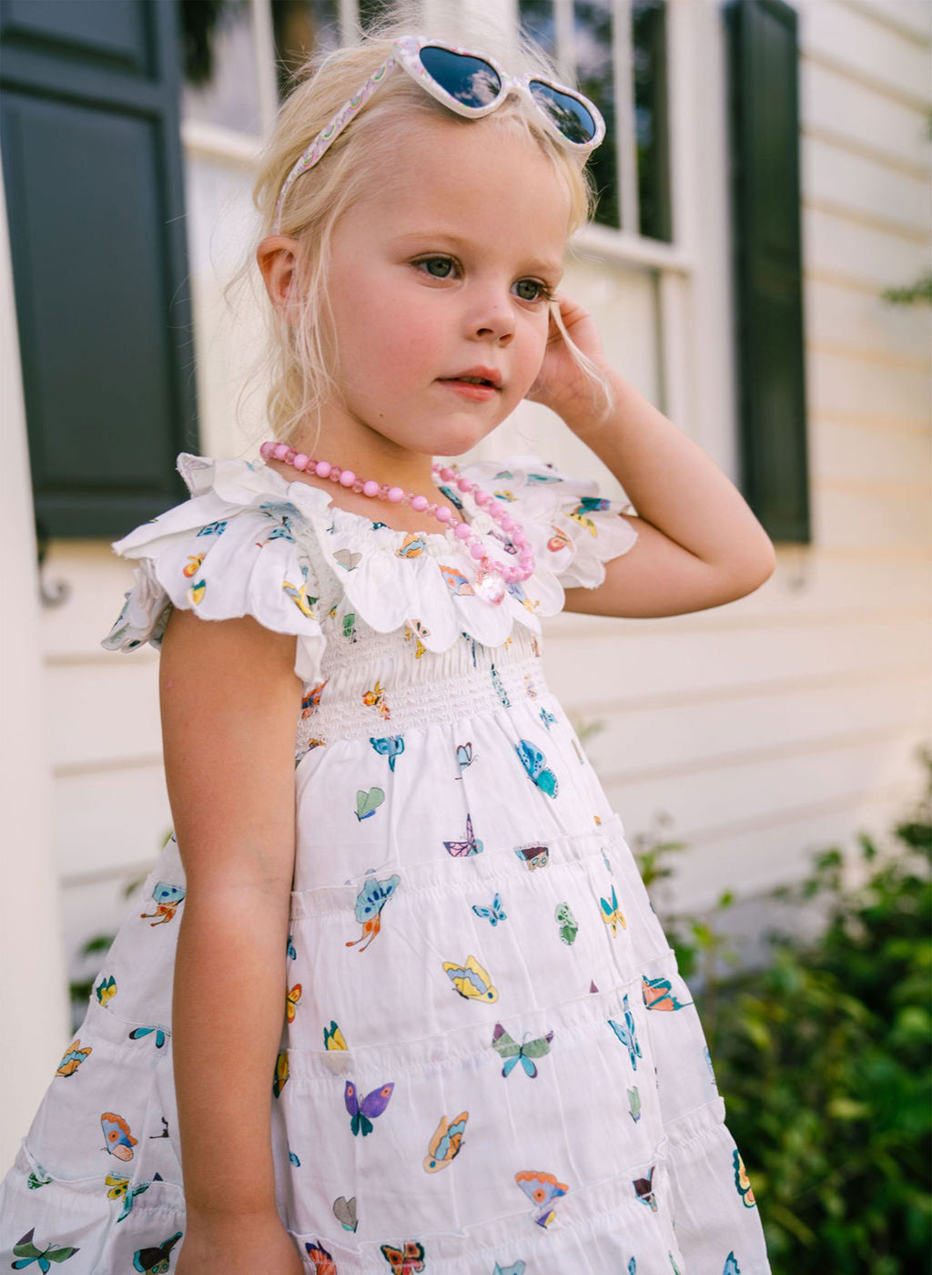 The Mimi Dress in Madame Butterfly Print