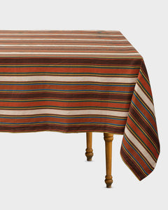 Tingere Natural Striped Tablecloth