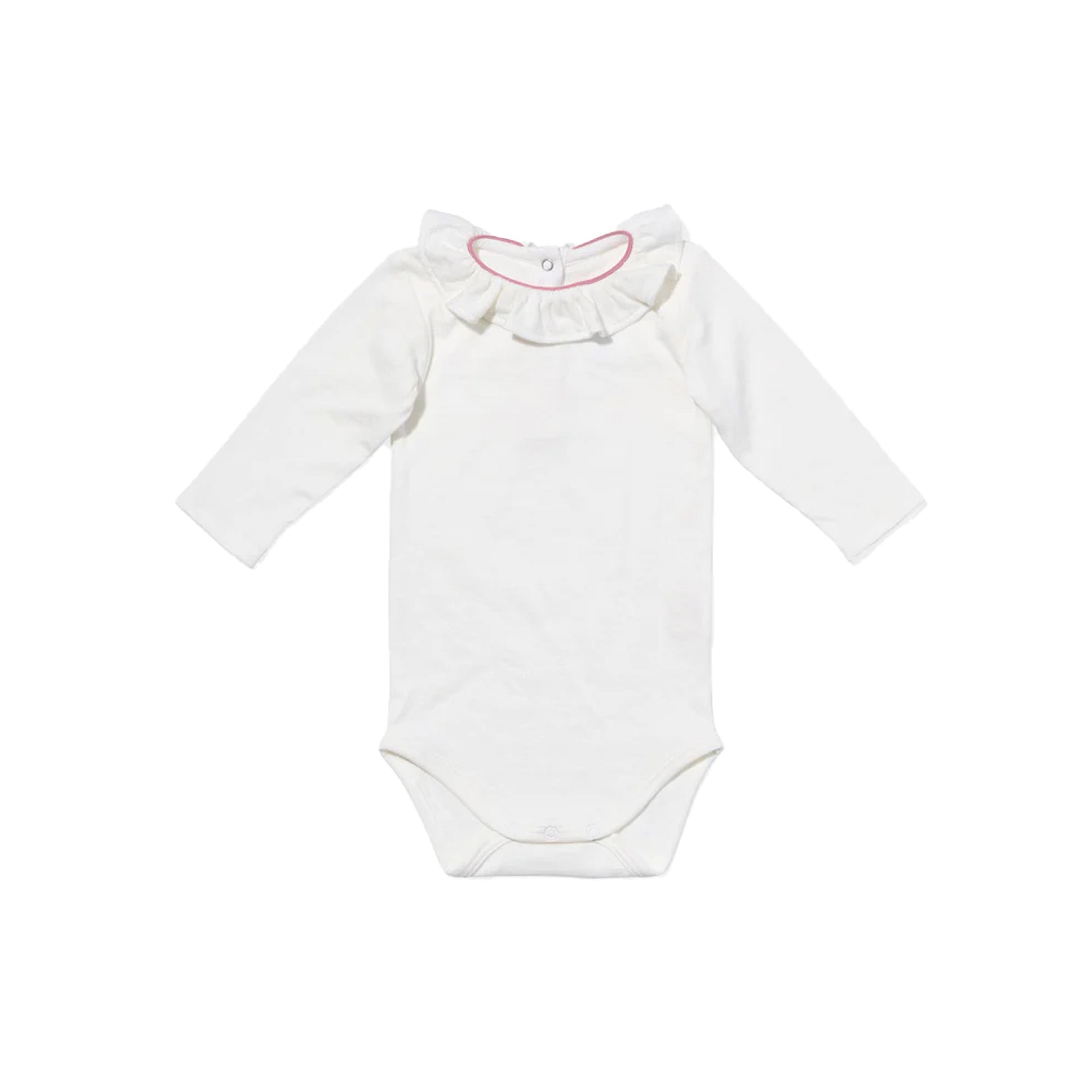 Tink Ruffle One-Piece in Rose Piping
