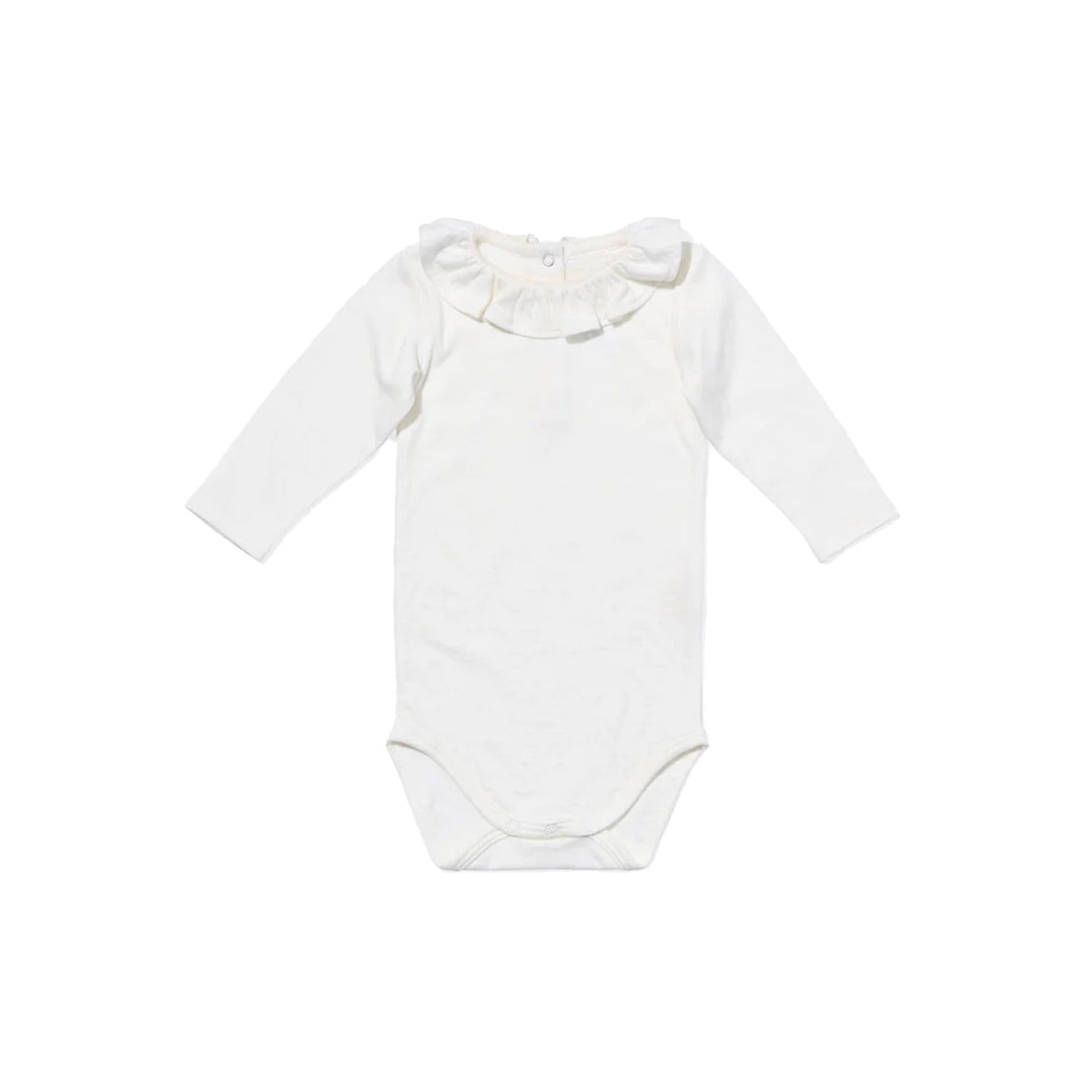 Tink Ruffle One-Piece in Vanilla Piping