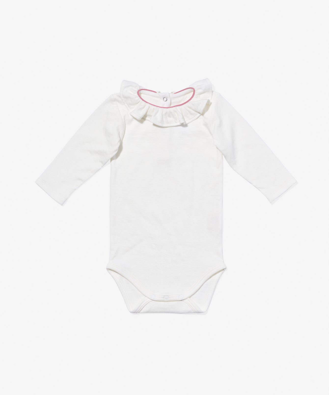 Tink Ruffle One-Piece in Rose Piping