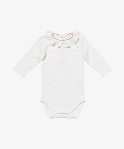 Tink Ruffle One-Piece in Rose Piping