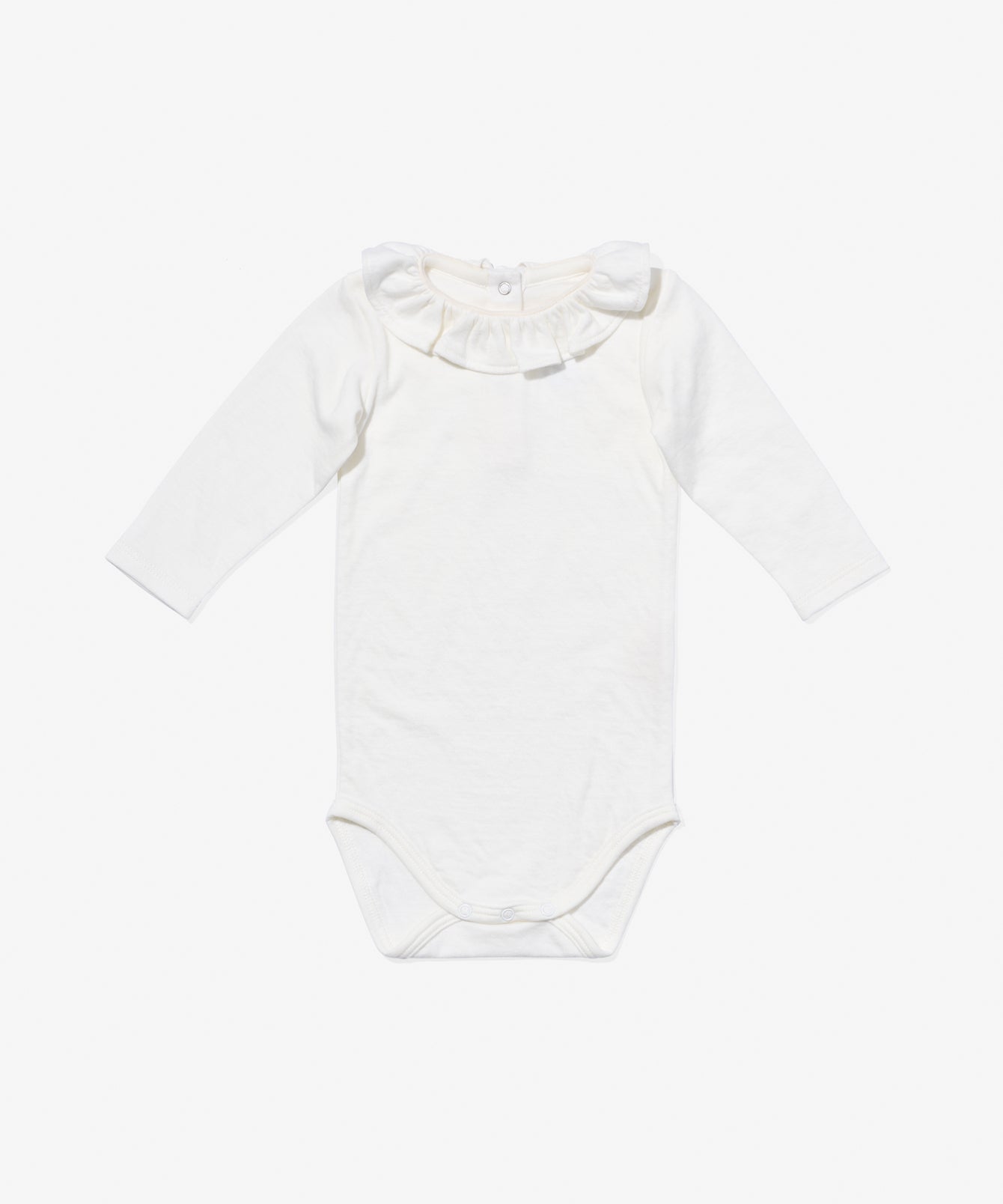 Tink Ruffle One-Piece in Vanilla Piping