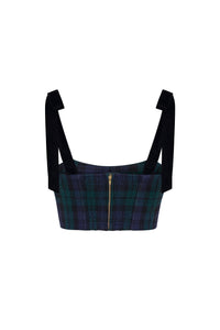 Tira Top in Perth Plaid Blackwatch