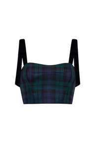 Tira Top in Perth Plaid Blackwatch