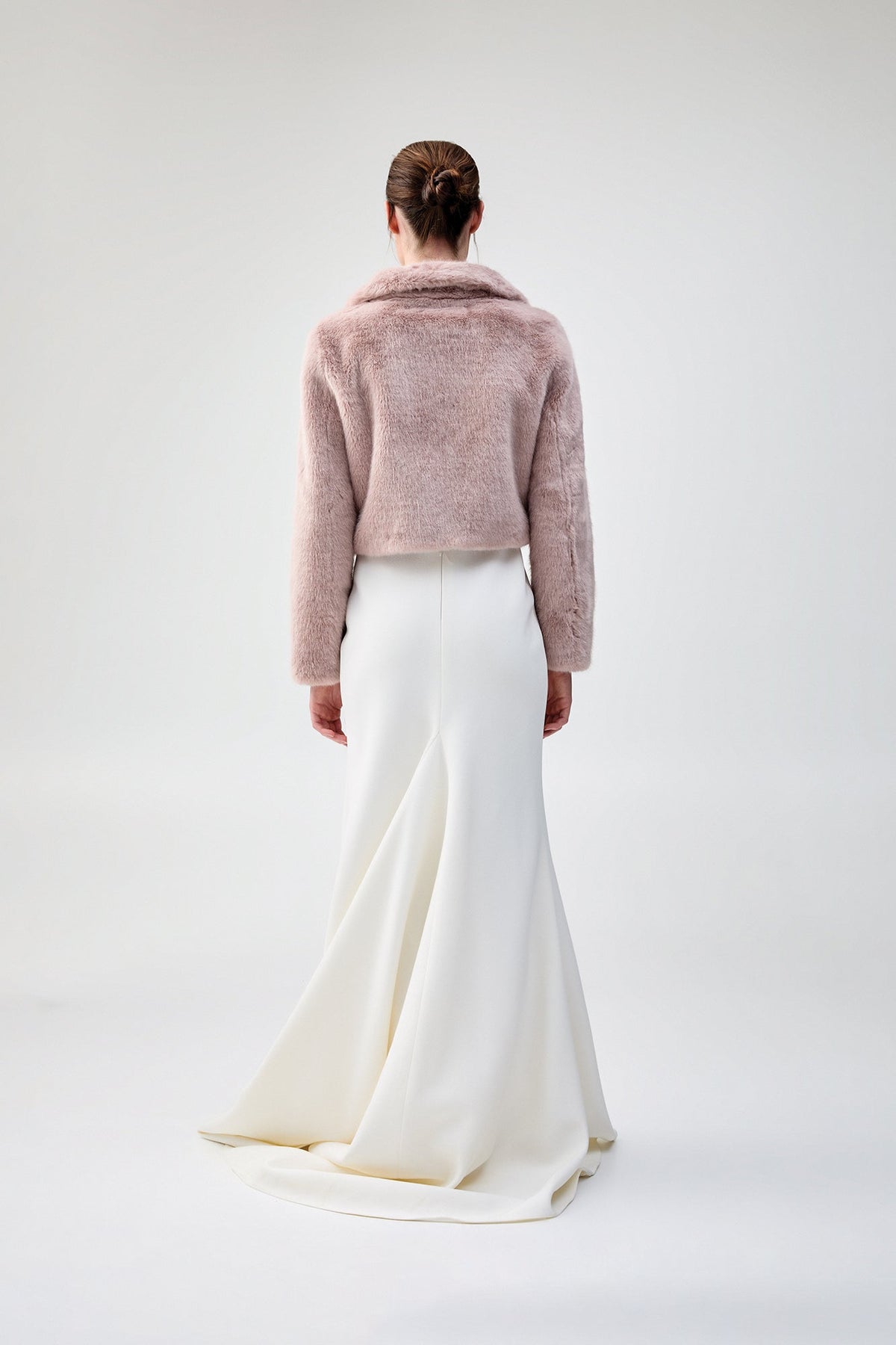 Tirage Cropped Jacket in Elderflower