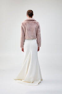 Tirage Cropped Jacket in Elderflower
