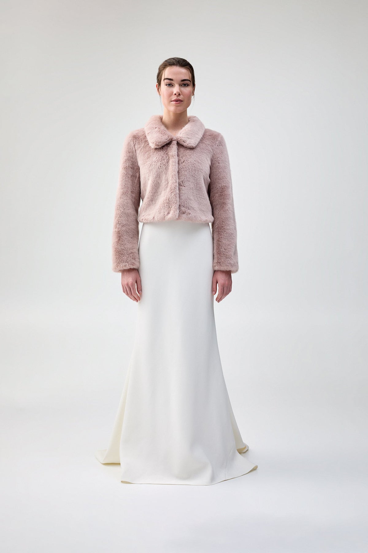 Tirage Cropped Jacket in Elderflower