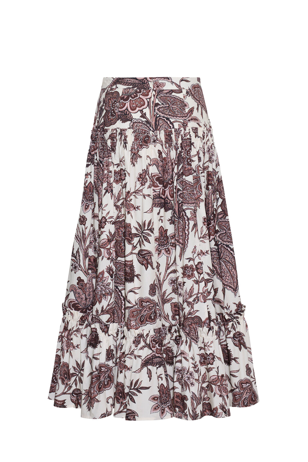 Tisbury Skirt in Linden Bloom Ivory