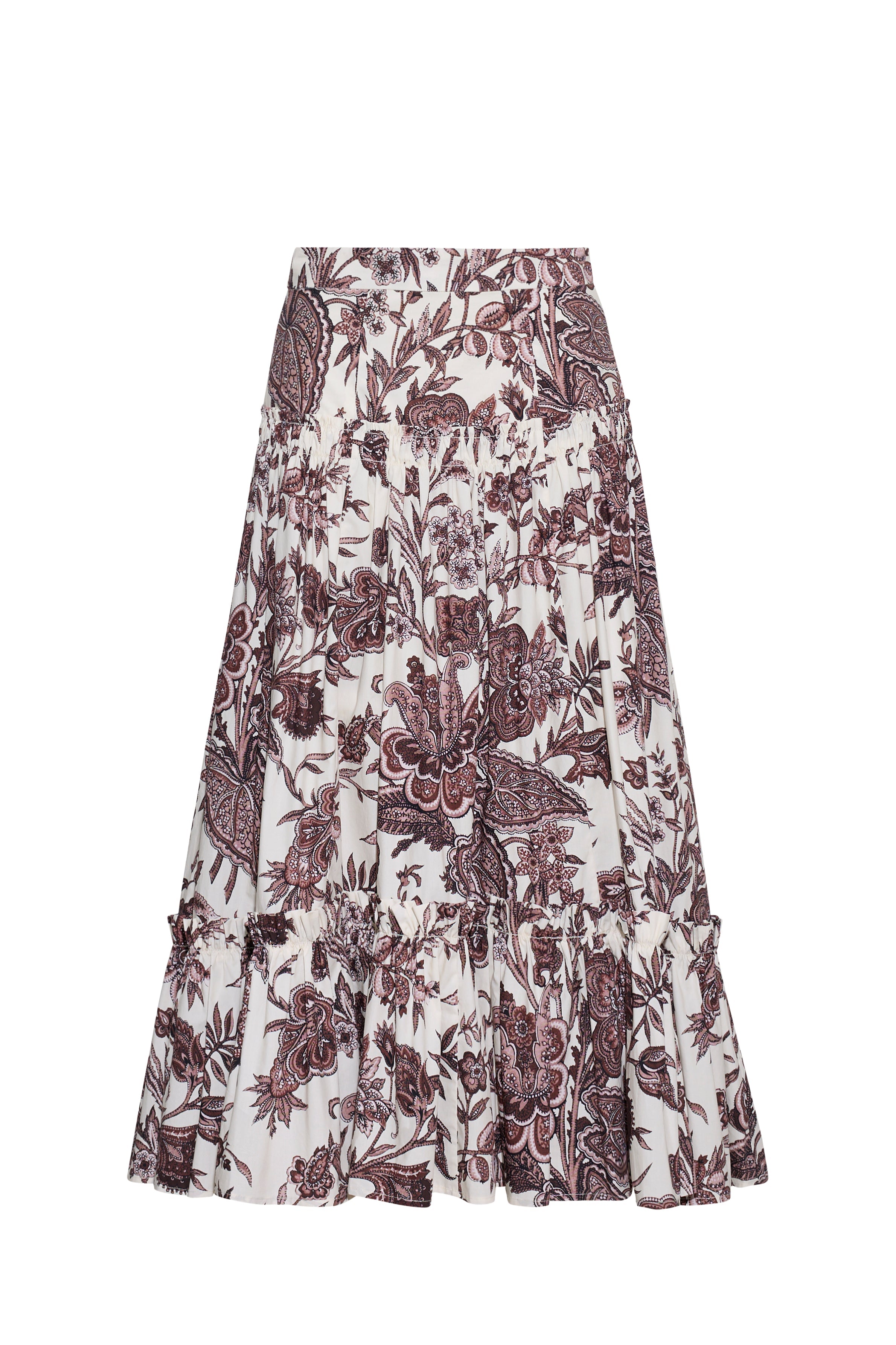 Tisbury Skirt in Linden Bloom Ivory