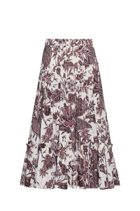 Tisbury Skirt in Linden Bloom Ivory