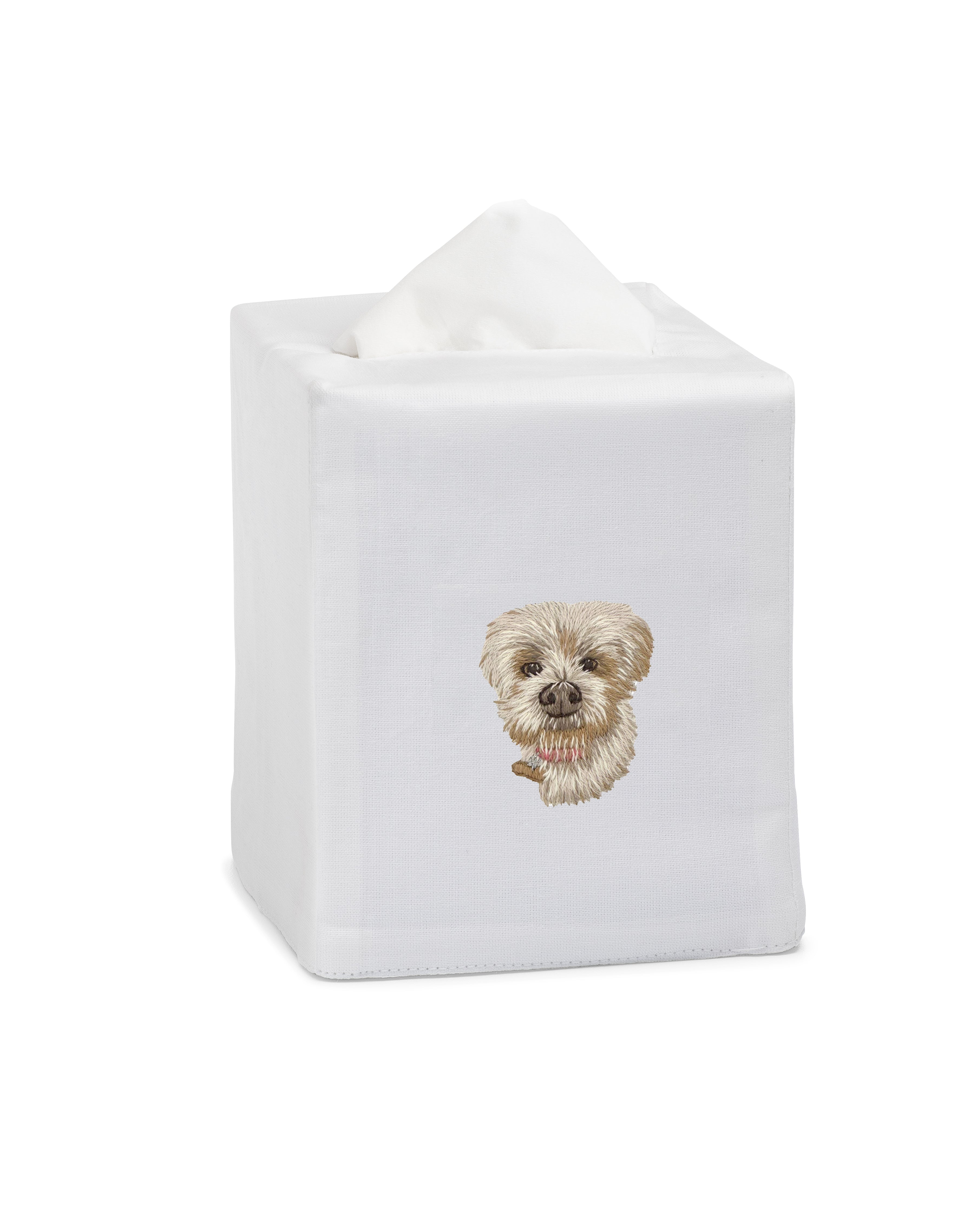 Henry Handwork Shih Tzu Tissue Box Cover