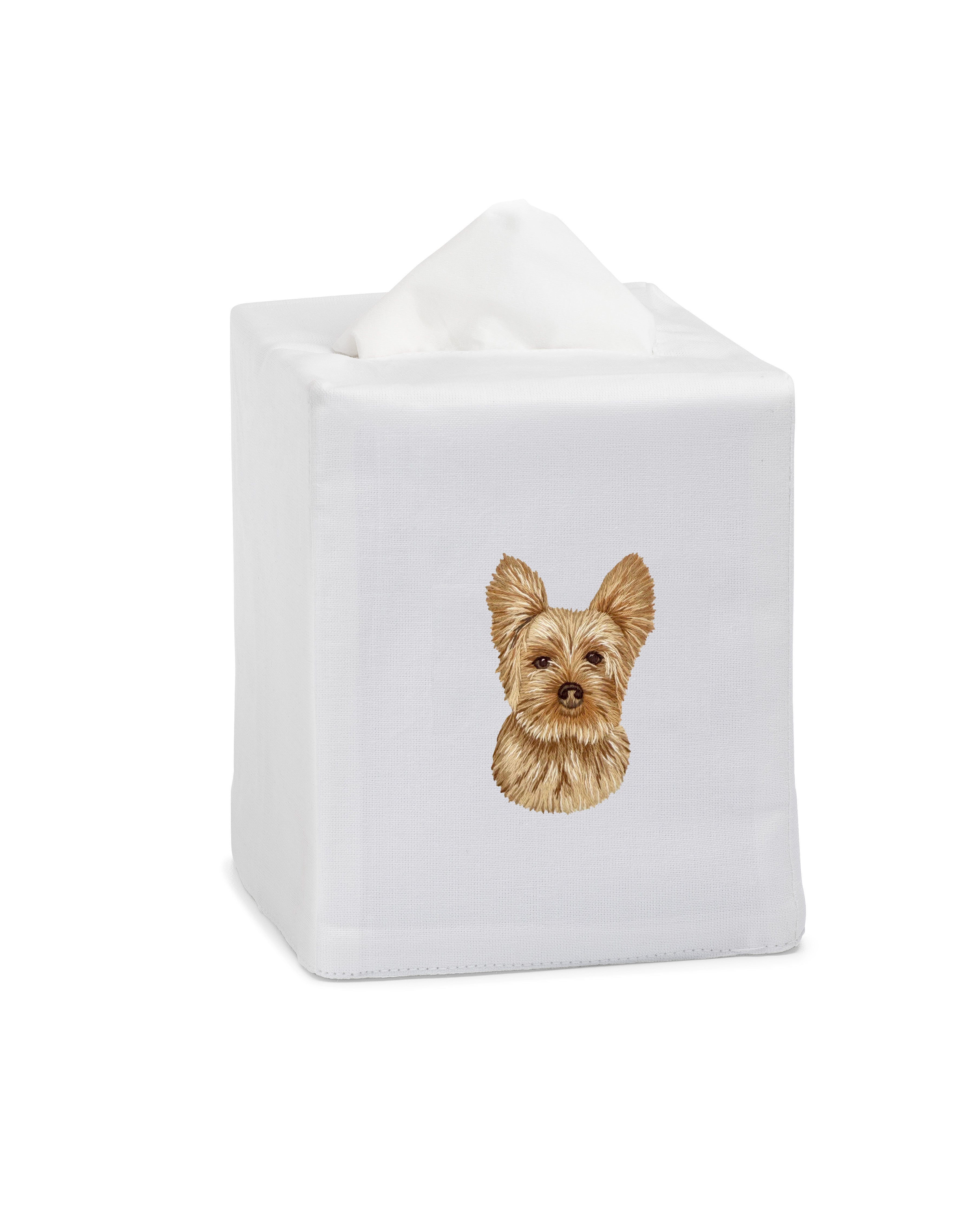Henry Handwork Yorkshire Terrier Tissue Box Cover