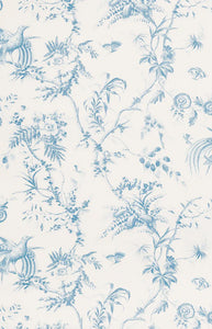 Toile De La Prairie Fabric in Blue