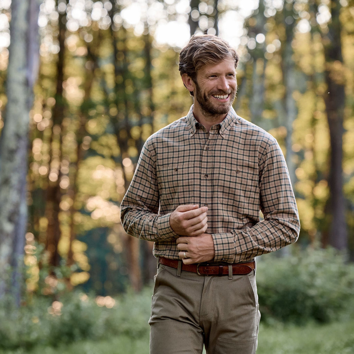 Brushed Cotton Twill Shirt