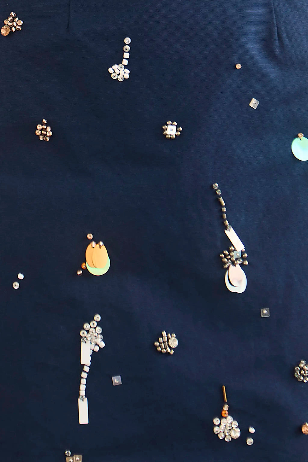 Tori Dress in Atelier Splatter Navy