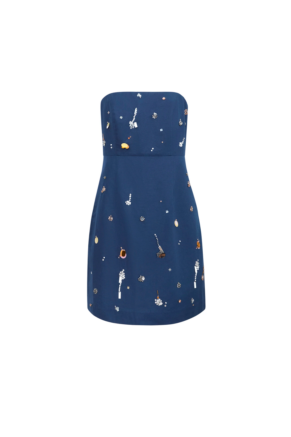 Tori Dress in Atelier Splatter Navy