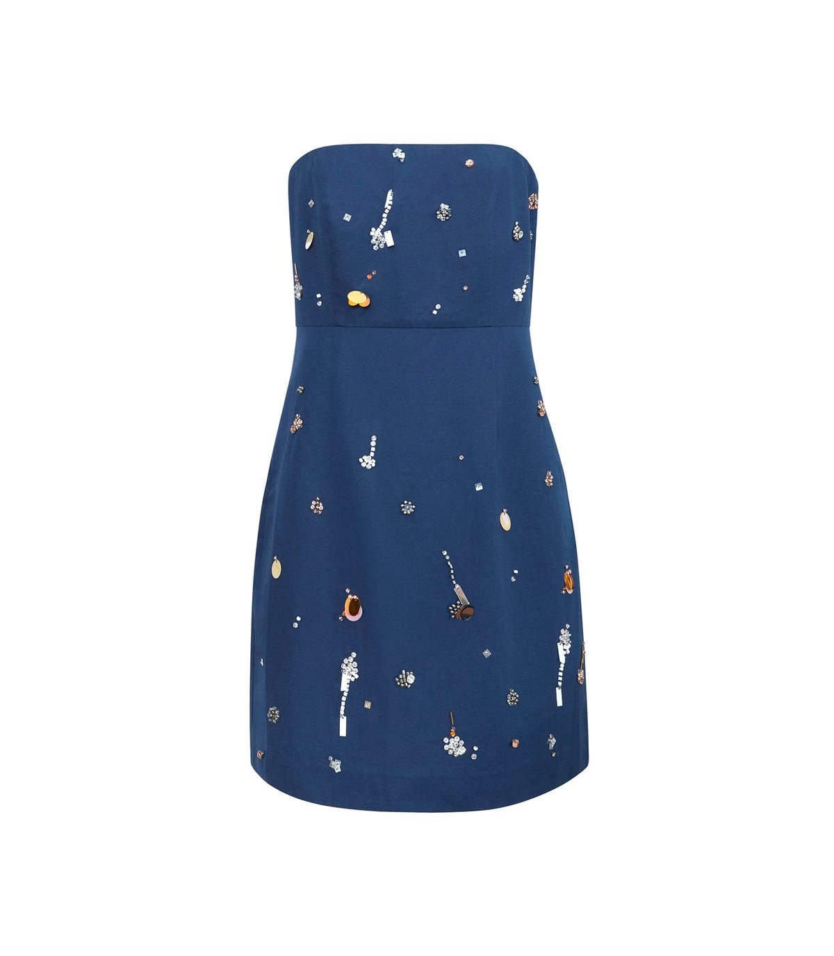 Tori Dress in Atelier Splatter Navy
