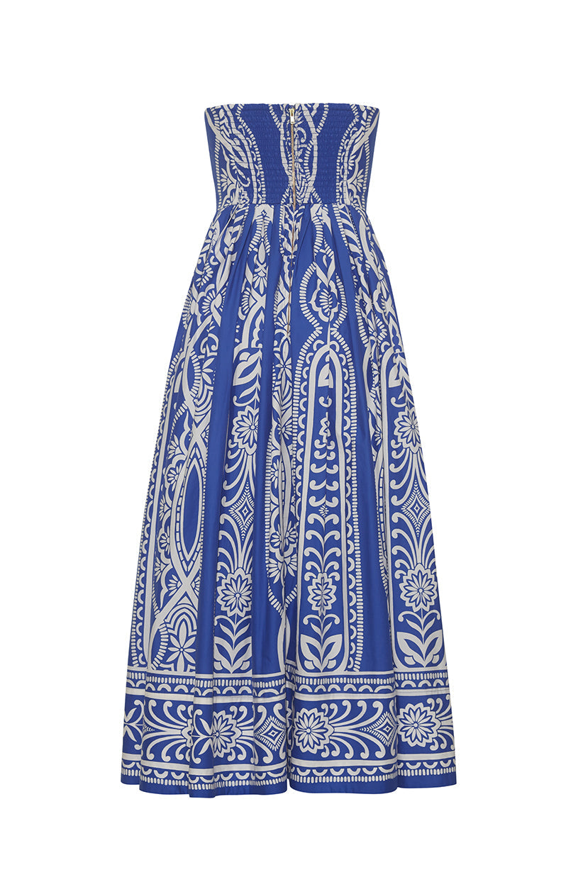 Torres Dress in Rowan Cobalt