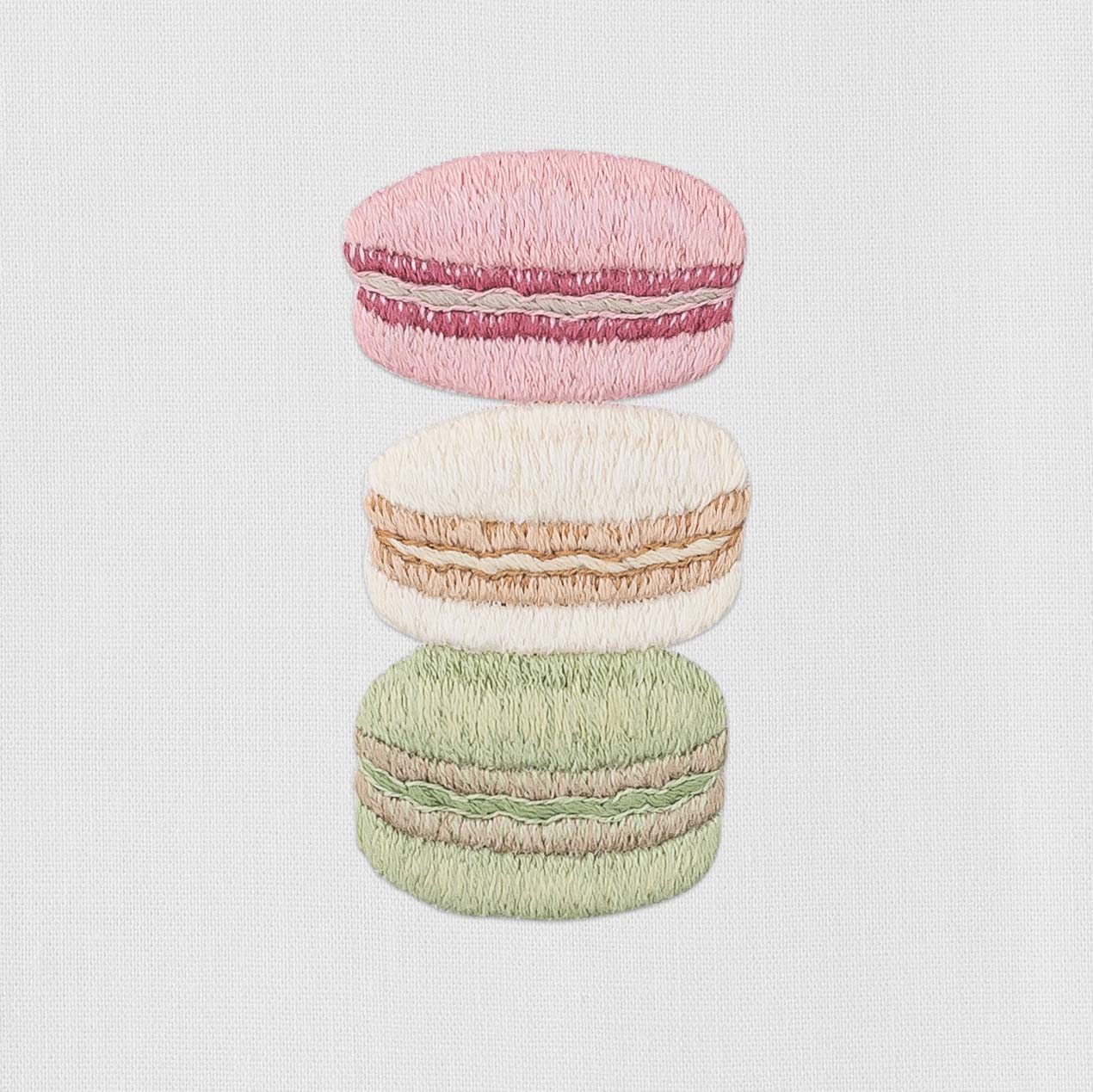 Macarons Pastel Hand Towel