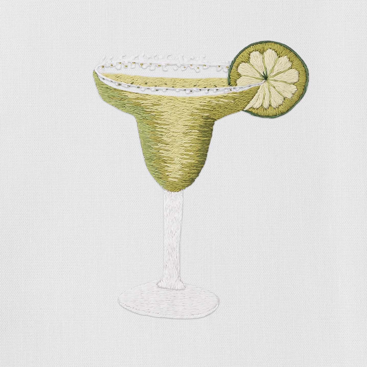 Margarita Cocktail Hand Towel