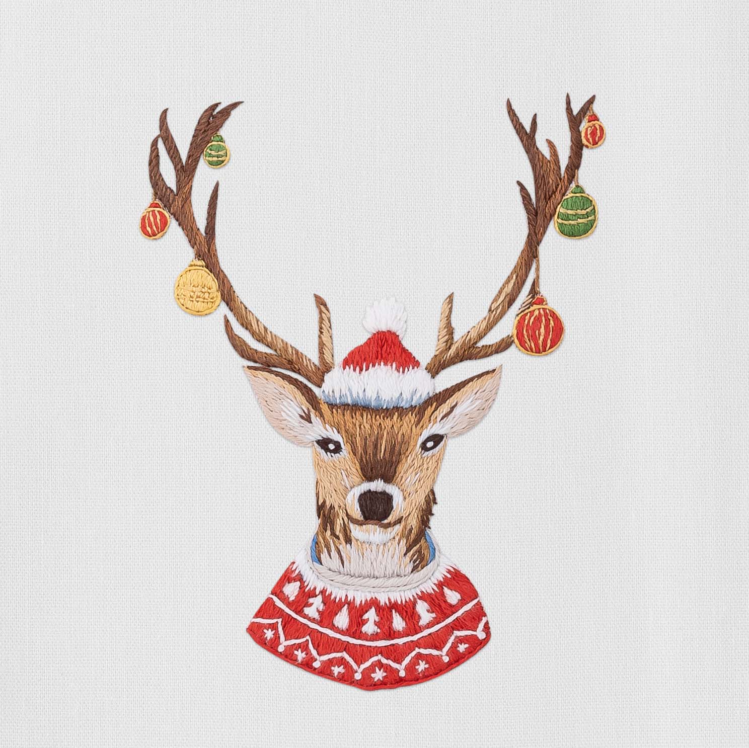 Ornament Antlers Hand Towel