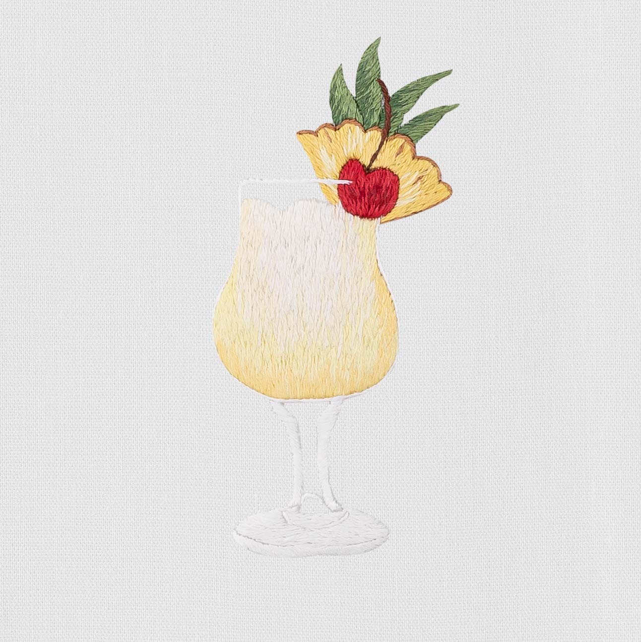 Pina Colada Cocktail Hand Towel