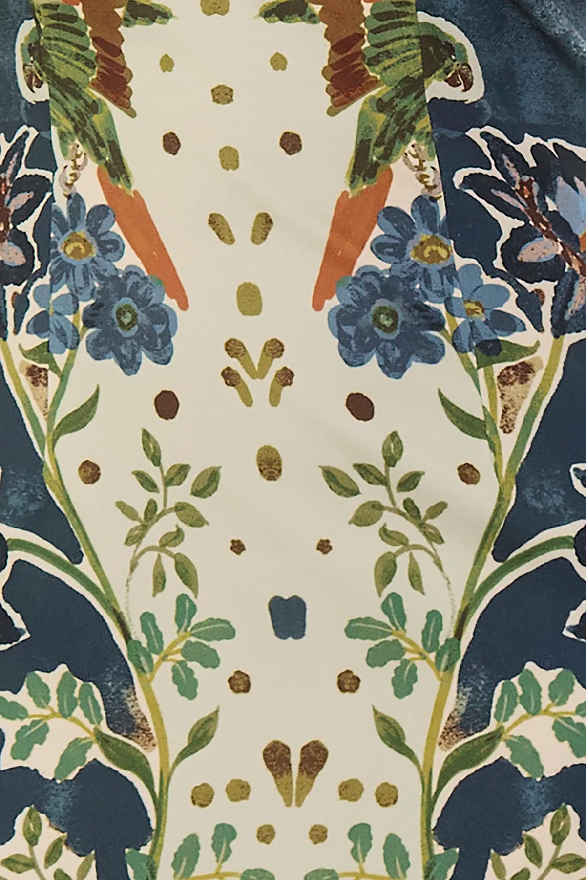 Townes Dress in Birds of a Feather Navy