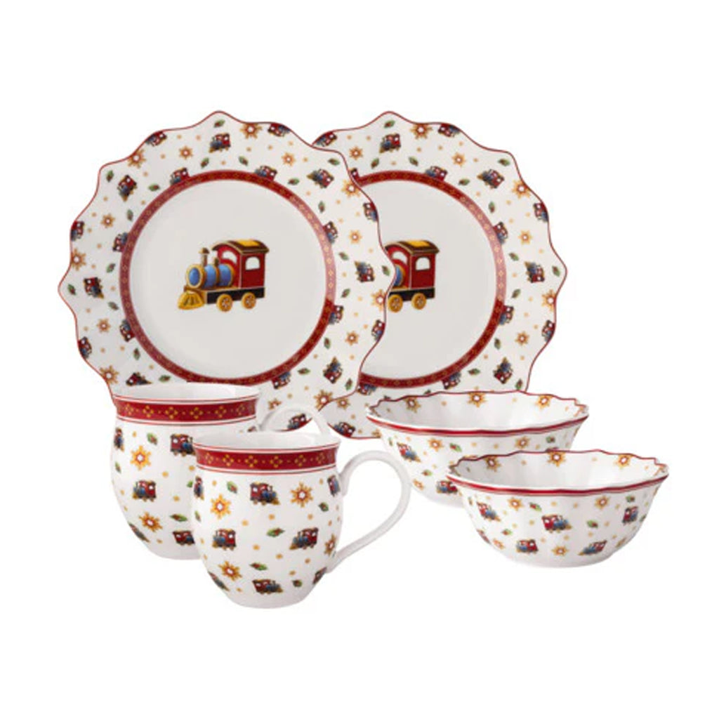 Toys Delight Breakfast Set for 2 in Locomotive