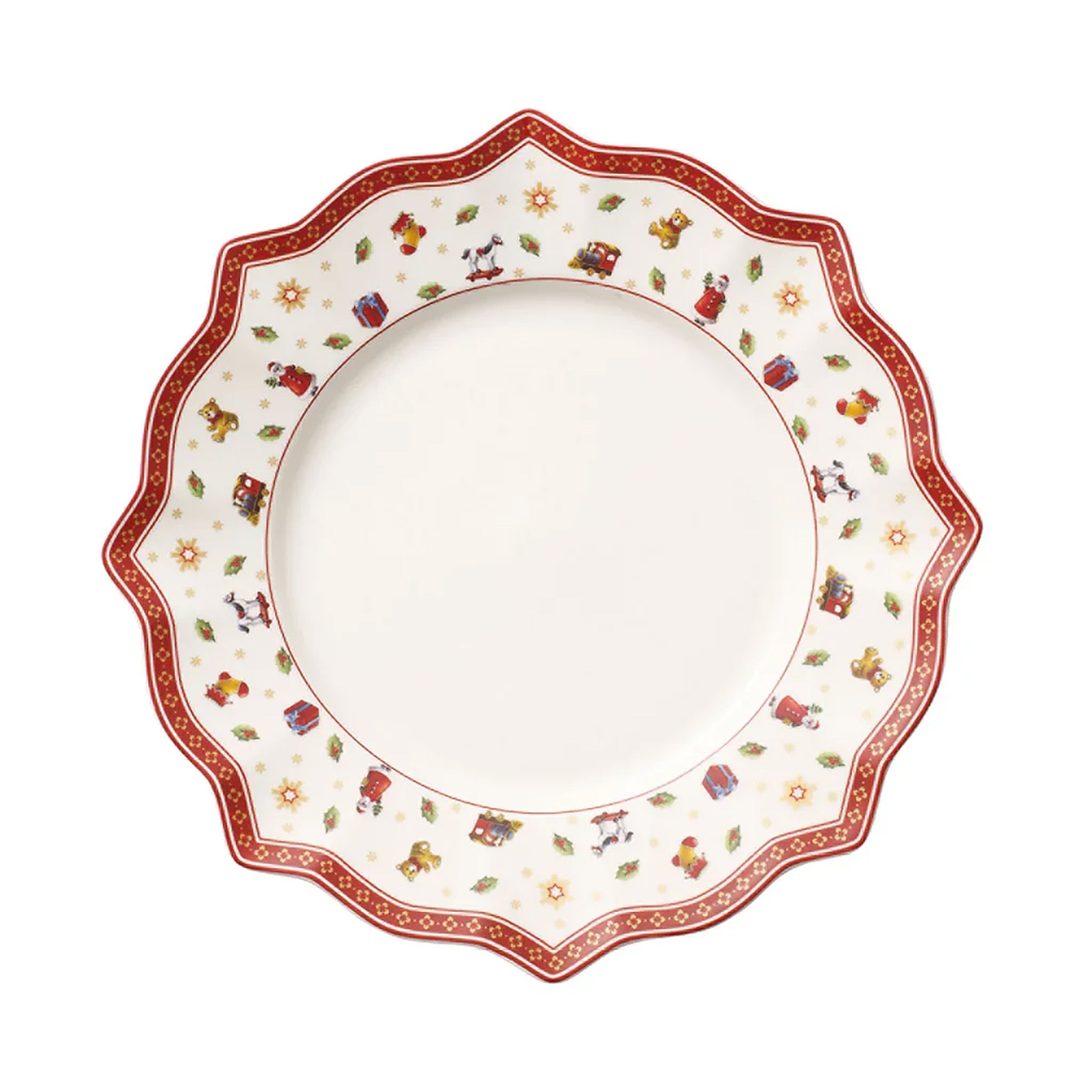 Toys Delight Flat Plate White in Multi
