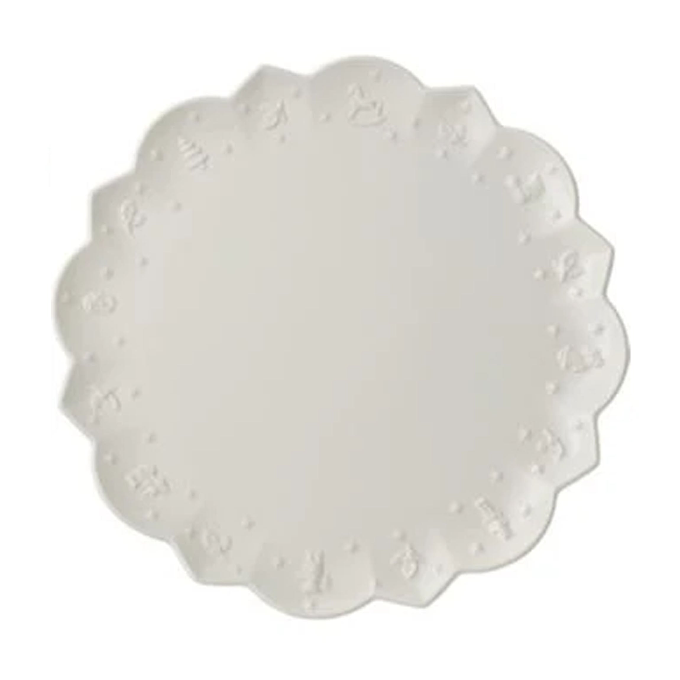 Toys Delight Royal Classic Buffet Plate in White