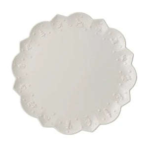 Toys Delight Royal Classic Buffet Plate in White