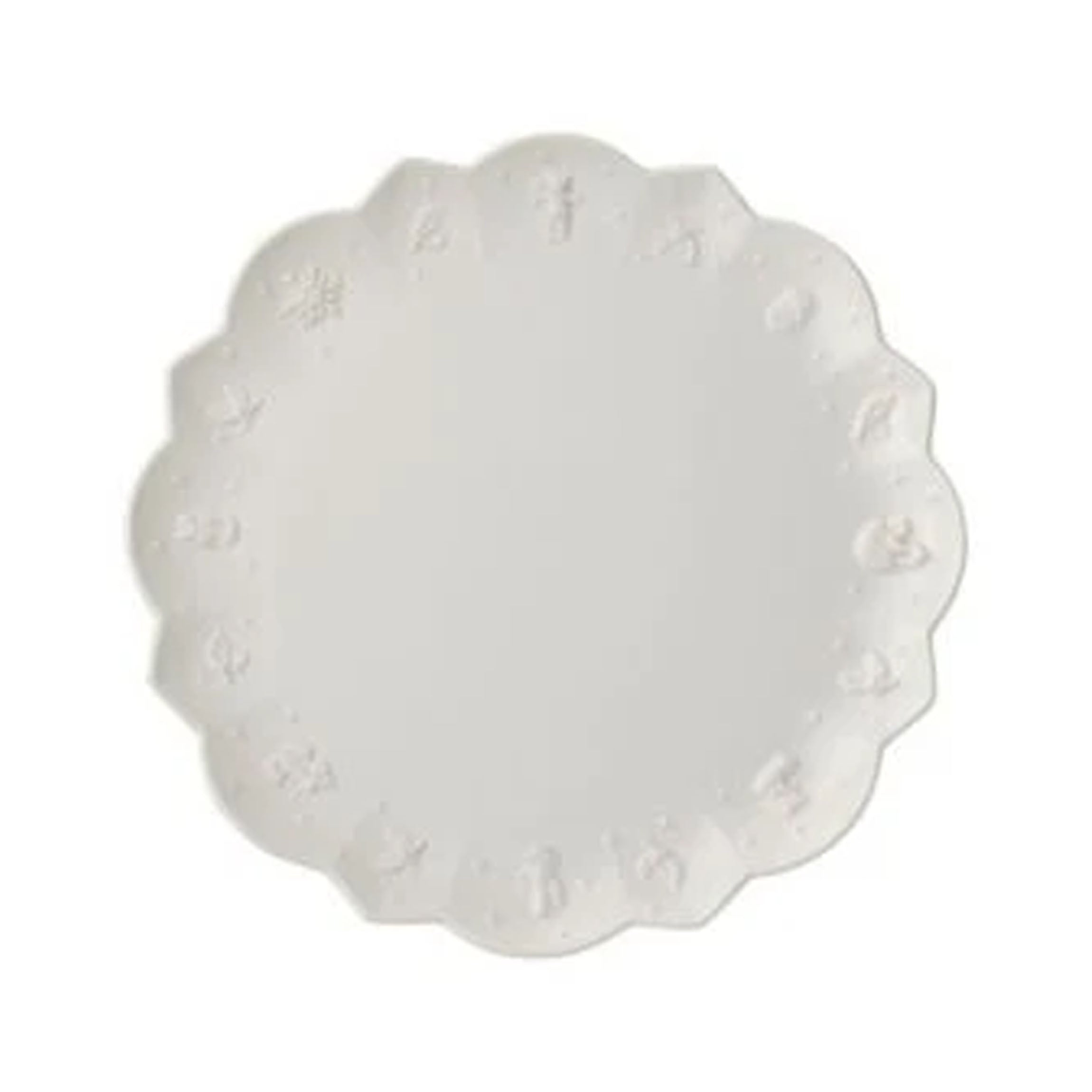Toys Delight Royal Classic Salad Plate in White