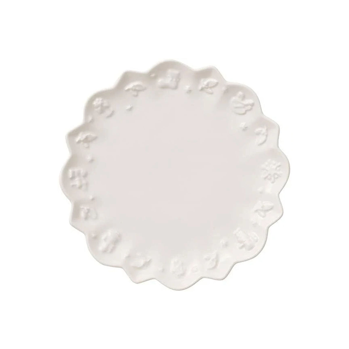 Toys Delight Royal Classic Saucer for Coffee/Tea Cup in White