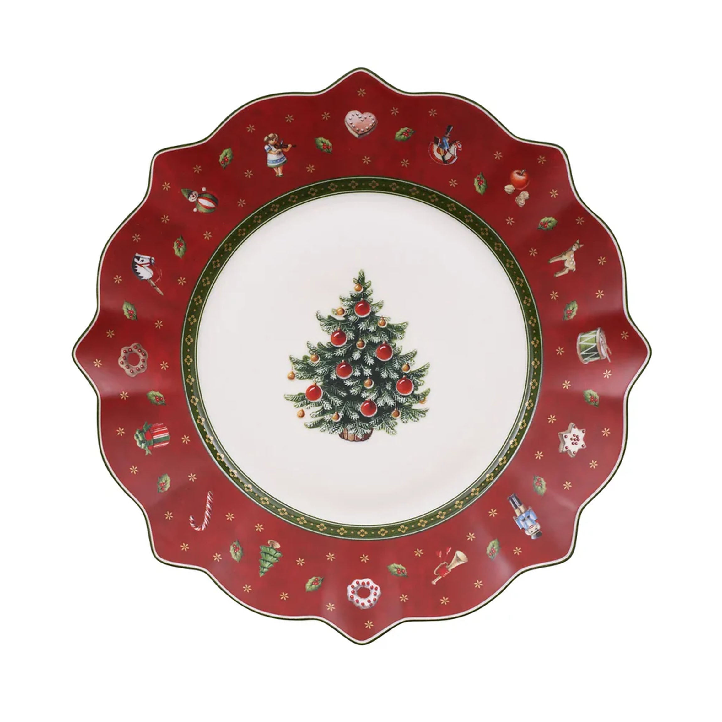 Toys Delight Salad Plate Red in Multi