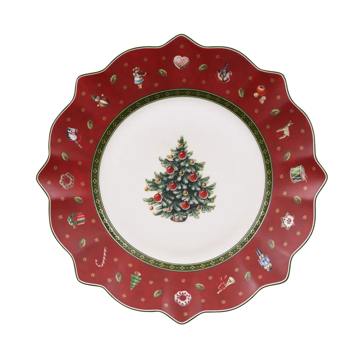 Toys Delight Salad Plate Red in Multi