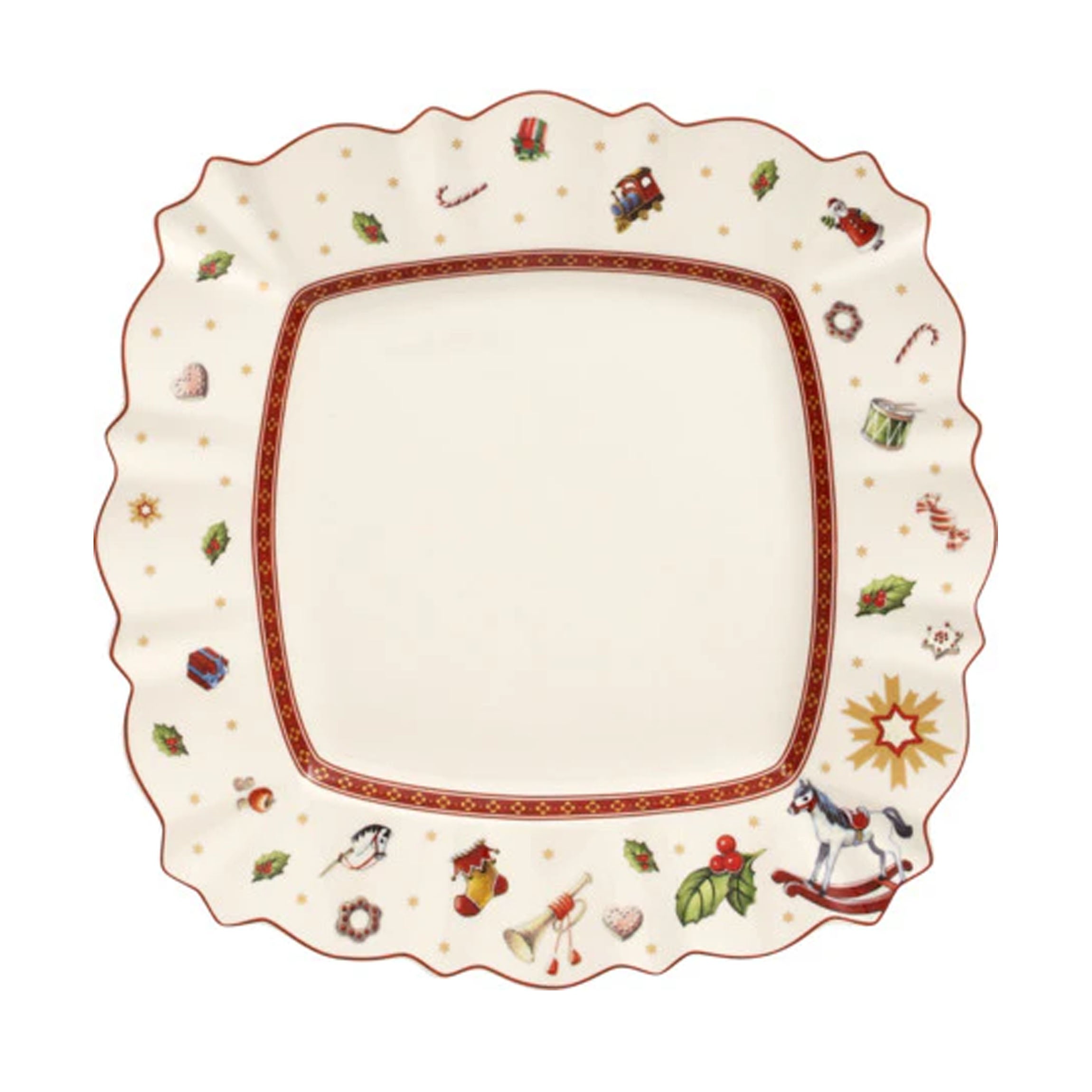 Toys Delight Square Flat Plate in Multi