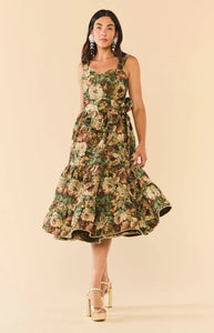 Tracy Set in Flora Floral Jacquard