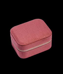 Jewelry Travel Case in Dusty Rose