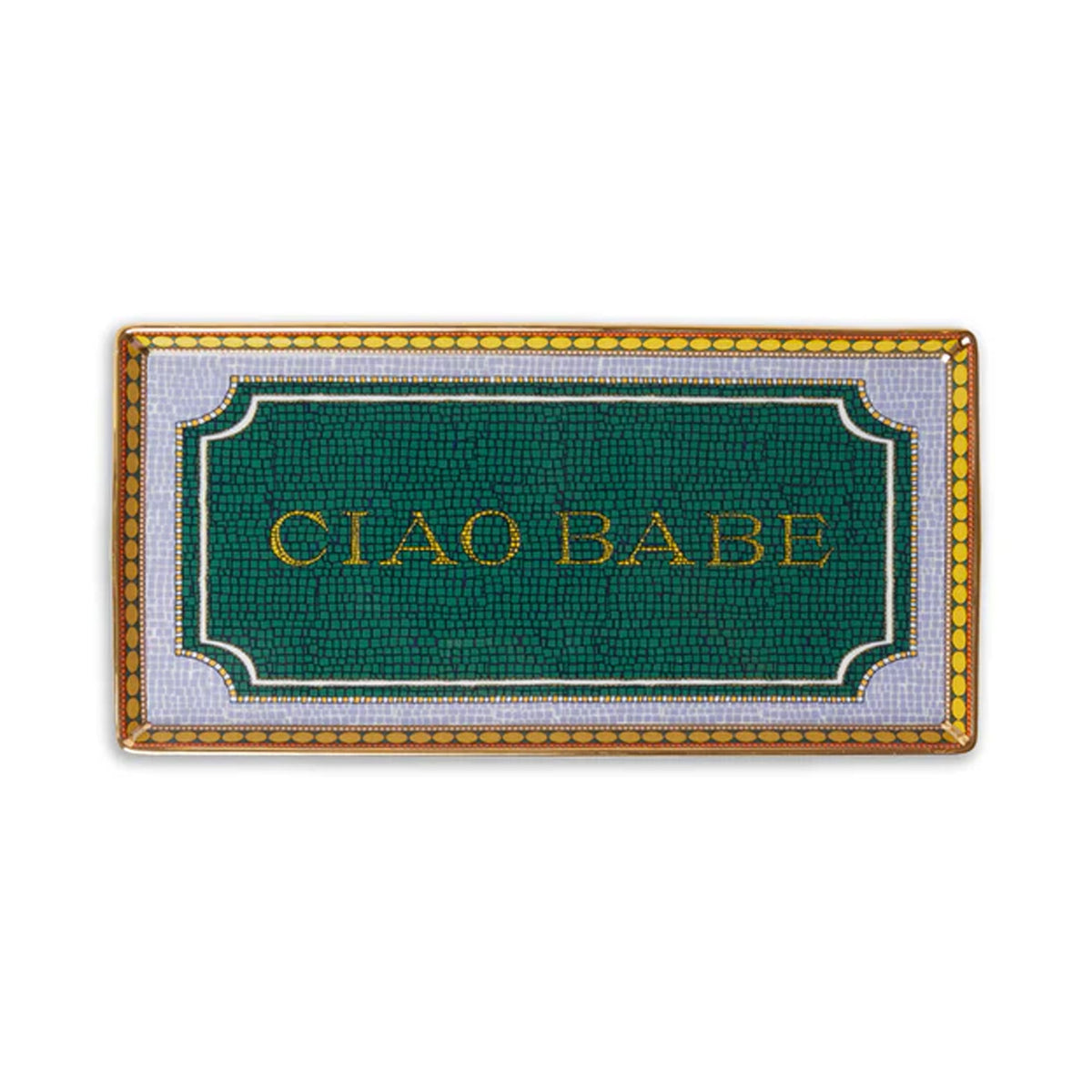 Tray in Ciao Babe Green