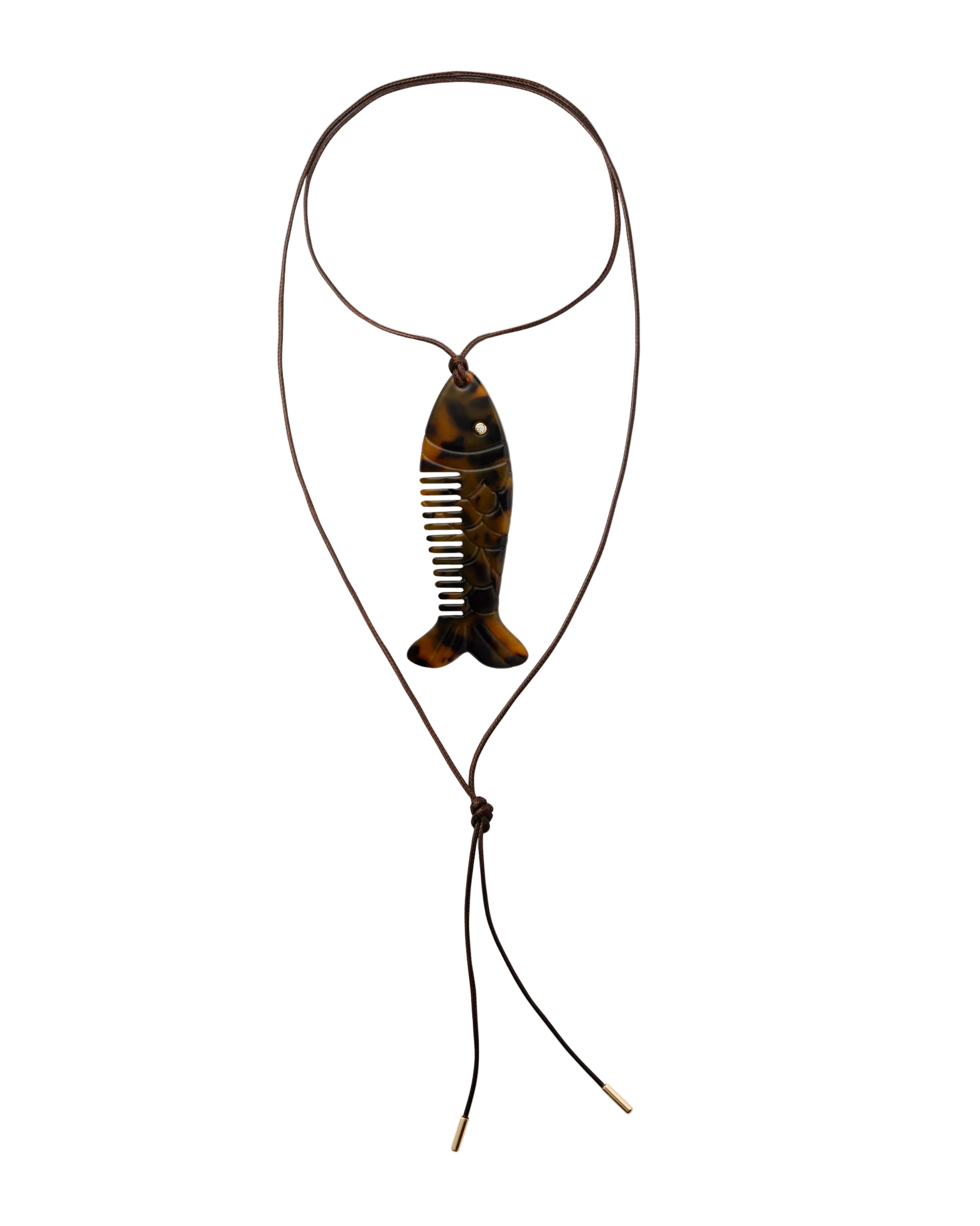 Trout Comb Necklace