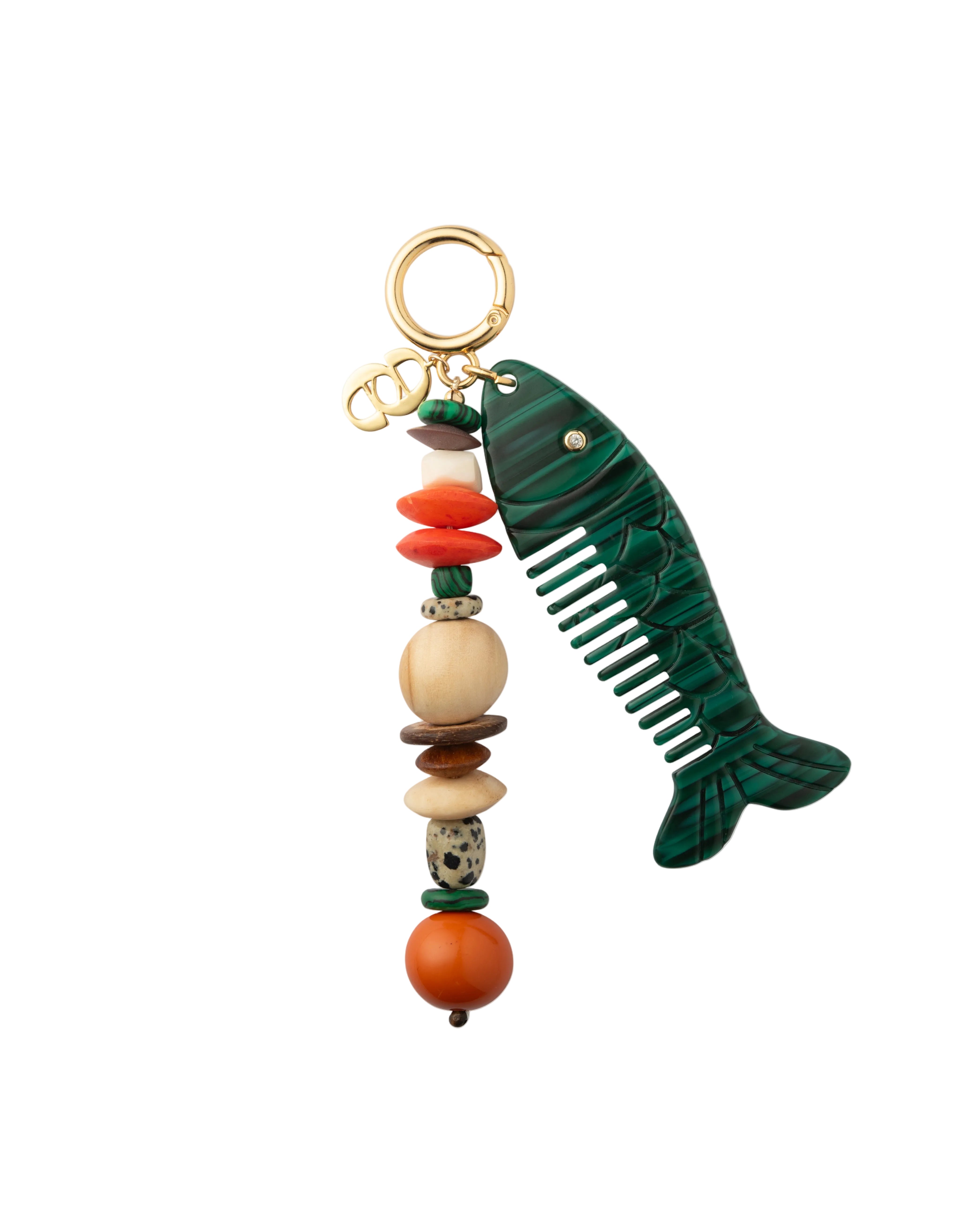 Trout Comb Bag Charm
