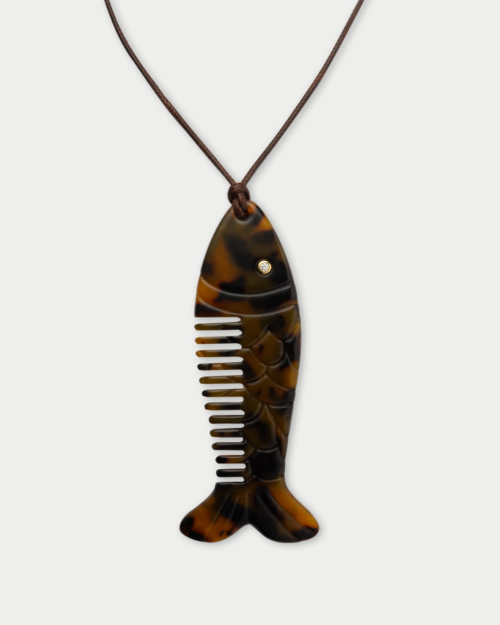 Trout Comb Necklace