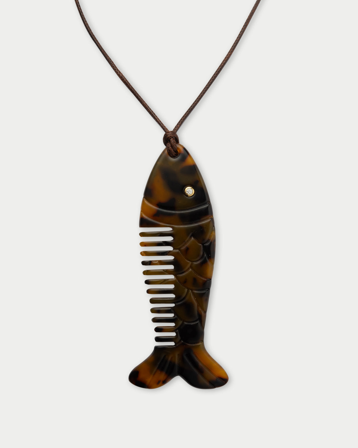 Trout Comb Necklace