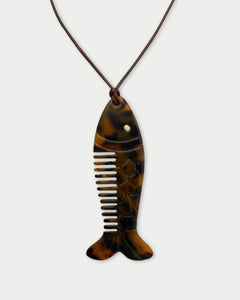 Trout Comb Necklace