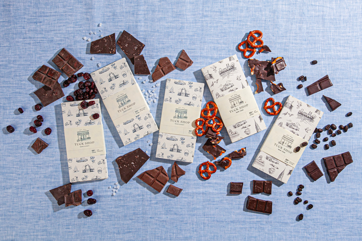 Set of Nantucket Dark Chocolate Bars