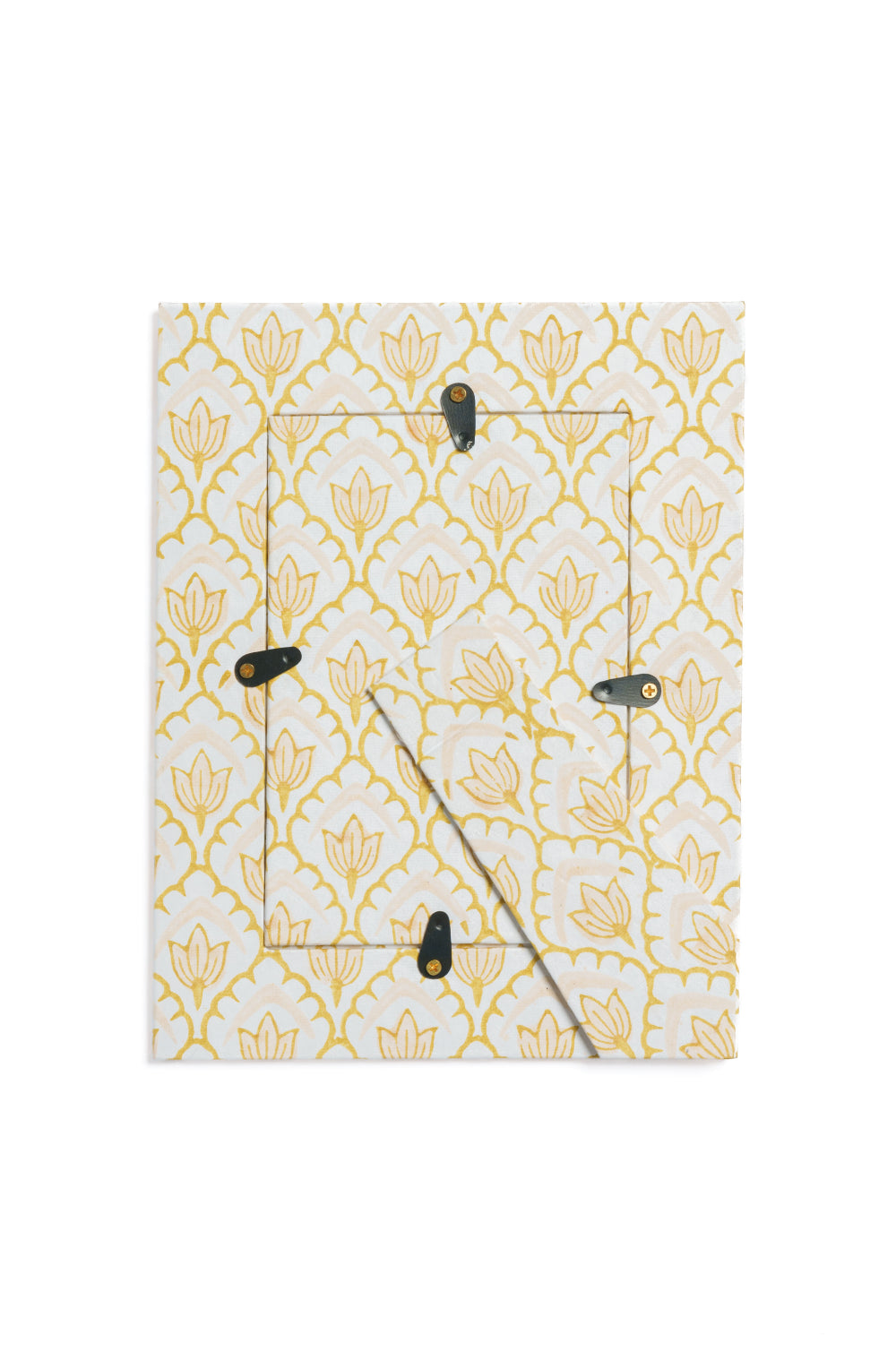 Blockprint Tulip Picture Frame 4x6 in Desert Sand