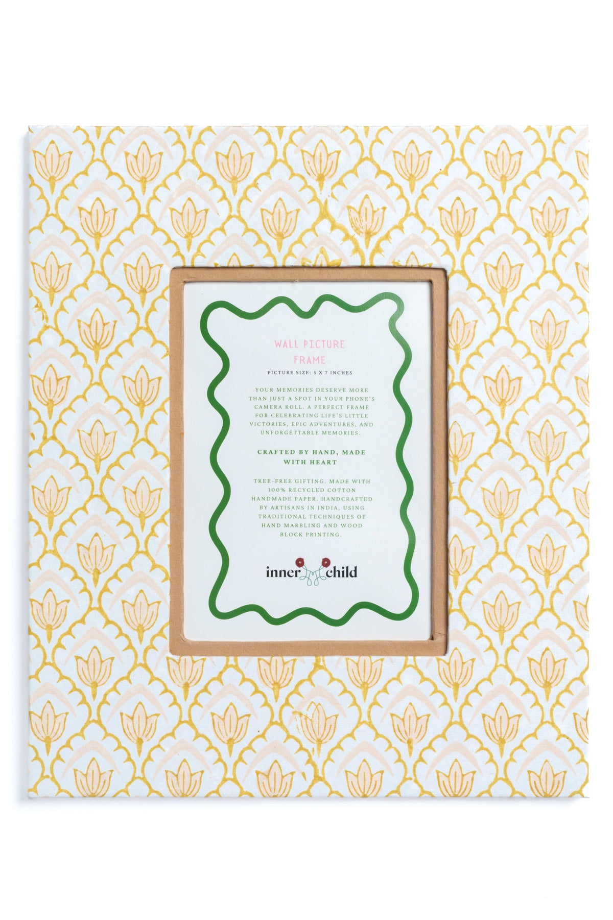 Large Wall Picture Frame 5x7 in Desert Sand Tulip